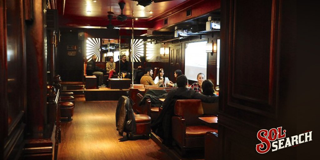 Sol_ES's tweet photo. ¿Un bar que es un vagón de tren que es uno de los sitios más cool de #Malasaña? Así es @ThePassengerMad  #SolSearch https://t.co/SireaPVZPv