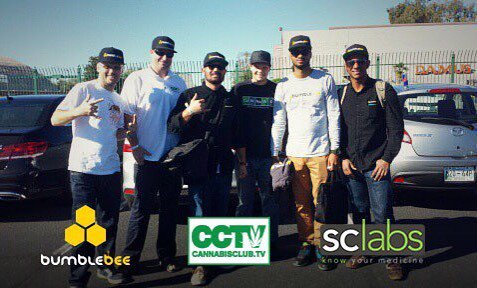 TVcannabisclub's tweet photo. Cannabis Club TV + BumbleBee + SCLabs! Stoked to be representing at #Hempcon2015. @cannabi… https://t.co/vezZgqPZeI https://t.co/zO5PpjAcRp