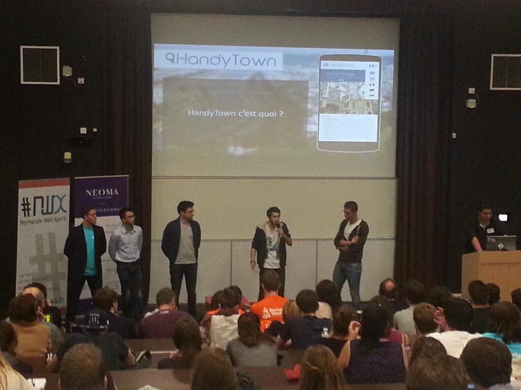 clement_michel's tweet photo. #swrouen : De beaux projets ! #HandyTown #Startup https://t.co/YFAdQvuZag