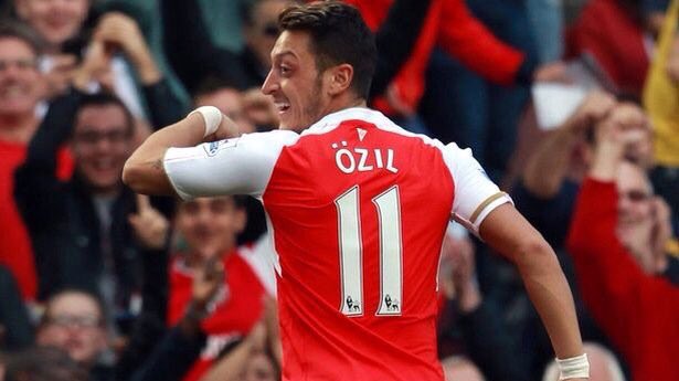 afcstuff's tweet photo. Mesut Özil has now broken the record for most assists in consecutive Premier League games (6). #afc https://t.co/9rVsFCgtWm