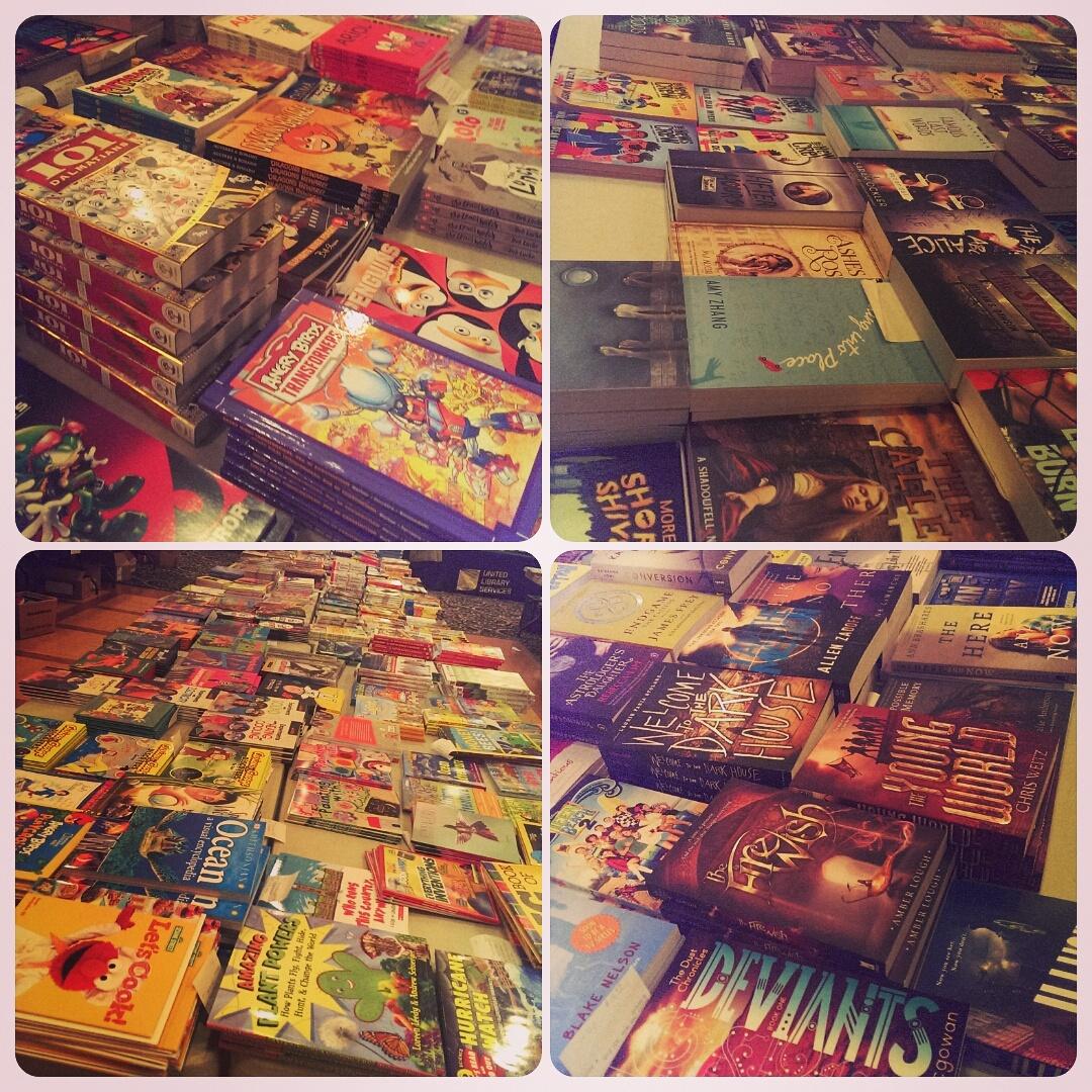 CdnLibraryGirl's tweet photo. September's book sale! <3 #librarylife https://t.co/goW51VayJ9