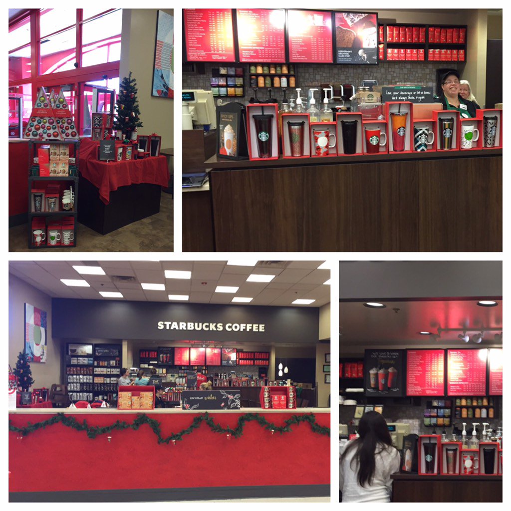 Shout out to Andrea, our fabulous Starbucks TL, for decking the halls, and spreading holiday cheer at T1404 #Target