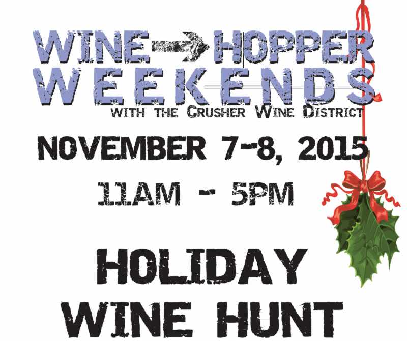 CrusherWD's tweet photo. Don't miss the details for today's #HolidayWineHunt Rain or shine, we are here to wine! https://t.co/qh1G8w2WHU https://t.co/cdlKon7mIC