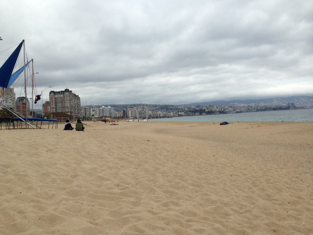 Dia frío en #ViñadelMar