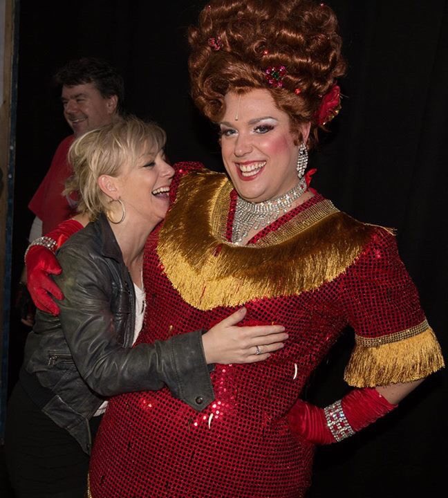lawboystevo's tweet photo. So sad that @CurtaincallP #Hairspray2015 is over but sadness is alleviated by meeting the gorgeous @Sheridansmith1 https://t.co/10LdeBgX0R