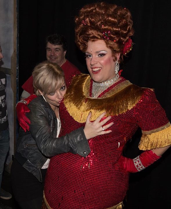 lawboystevo's tweet photo. So sad that @CurtaincallP #Hairspray2015 is over but sadness is alleviated by meeting the gorgeous @Sheridansmith1 https://t.co/10LdeBgX0R