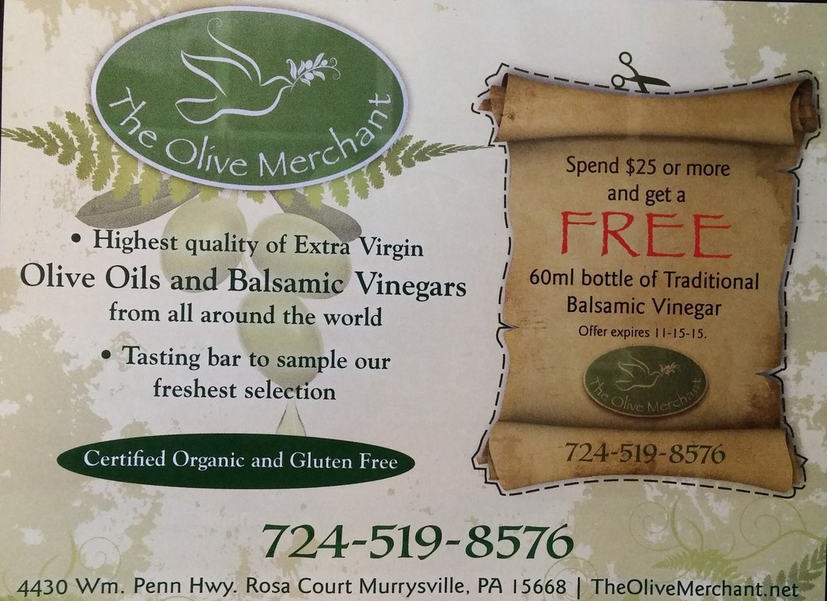 olivemerchant's tweet photo. Look for #OliveMerchant #coupon in #NeighborhoodValuesMagazine Click our Facebook for areas https://t.co/rhlsRlG3Wn https://t.co/DqveHu5wtt