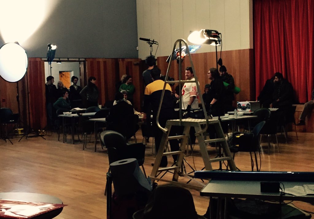 ClairGleave's tweet photo. And that's a wrap! #shortfilm #TheConGame https://t.co/PW9gJOBK4D