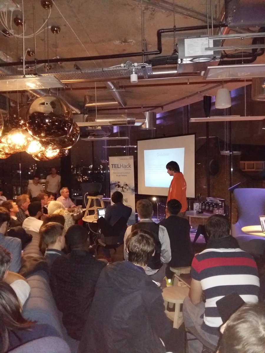 NHSTELHack's tweet photo. Team 'Patient Zero' and their app to enhance medical student's learning #TELHack https://t.co/kAzWlhxvr4
