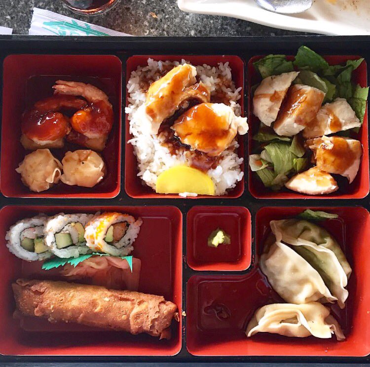 morikamimuseum's tweet photo. Why choose when you can have it all in one #bentobox at #CornellCafe? YUM! (📷: @ximeetchart) https://t.co/zck6RDqiL8