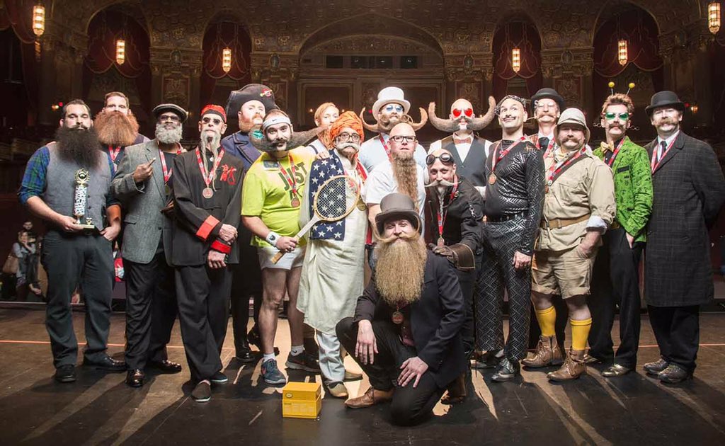 Winners circle. Boom. <a href="/JustForMen/">Just For Men</a> #BeardChampsUSA 📷: <a href="/JMoustache/">Jeffrey Moustache</a>