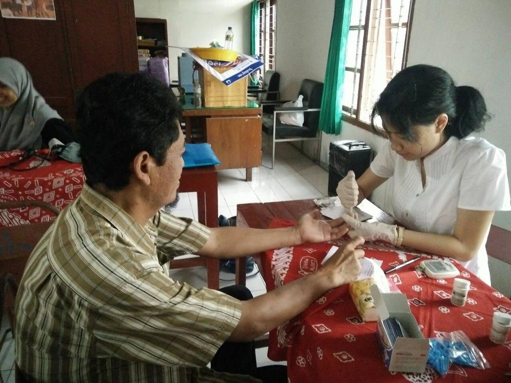 Terima kasih kepada @bemfkugm yg tlh mendukung program cek kesehatan gratis &amp; mjd bagian suksesnya Masybud! 😊