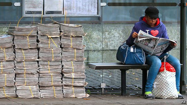 Many local newspapers in Britain rely on amateurs writing content. Why? econ.st/1NhaQXS