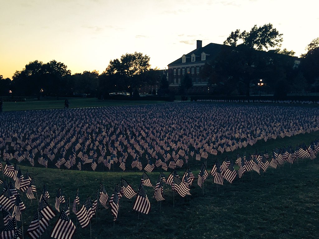 Thank you to everyone who came out and helped! Looks great! #VeteransDay