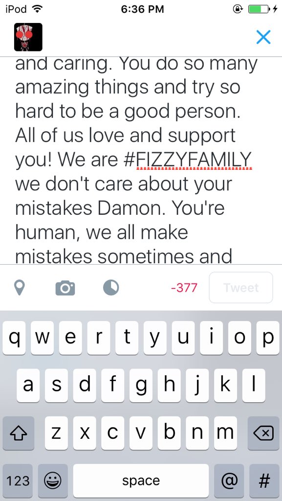 phansplainer's tweet image. #fizzyfamily @deefizzy please read this Damon ❤️❤️Please help me get this to him &amp;lt;33