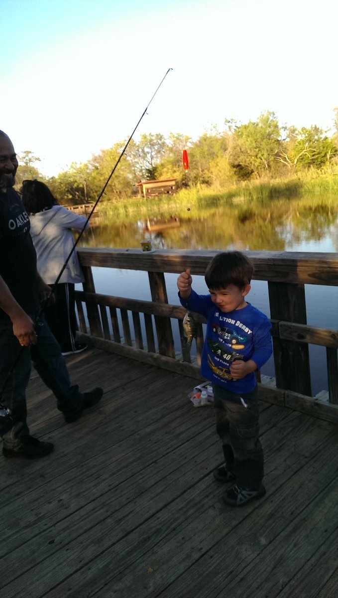 heypriscilla21's tweet photo. My adorable little fisherman #firstcatchever https://t.co/SwTtuLOh3J