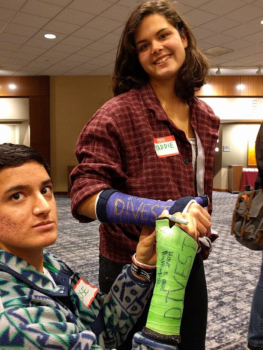 Break the corporations, not your arms! #Divest #OurGenerationOurChoice