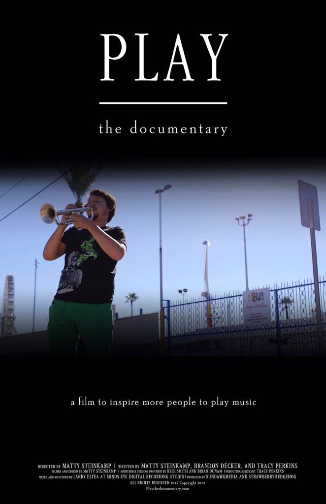 Playthedoc's tweet photo. #playthedocumentary features 50 #instruments and #musicians #trumpet by @captainsqueegee 's Danny Torgersen #share https://t.co/nSxjuJJF6n