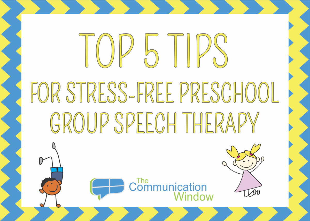 CommWindow's tweet photo. New post! Top 5 Tips for Stress-Free Preschool Group Speech Therapy! https://t.co/fB6oFBqNbE #slpeeps #ashaigers https://t.co/g2x41nASTG