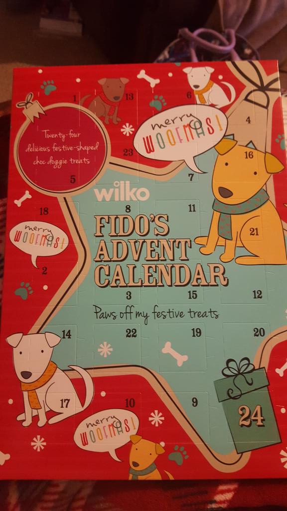 NadineSwords's tweet photo. Even the dog has an advent calendar! #itsadogslife #christmas #cantwait https://t.co/HAdBM88T8t