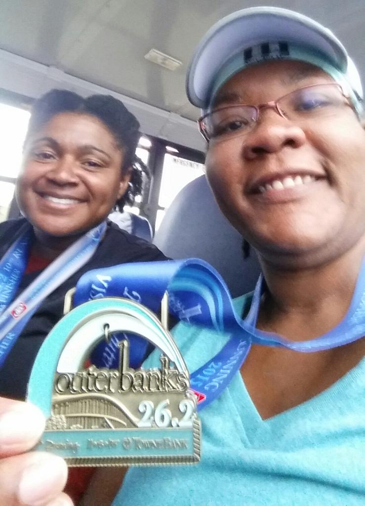 26.2 miles...done! #marathonfinisher #warriorpride