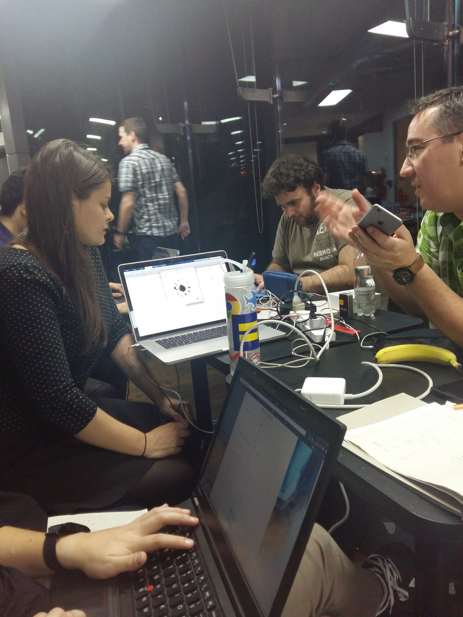 NHSTELHack's tweet image. Congrats to the winners of #TELHack! Their 'Top banana' idea for scoring suture technique wowed the panel!