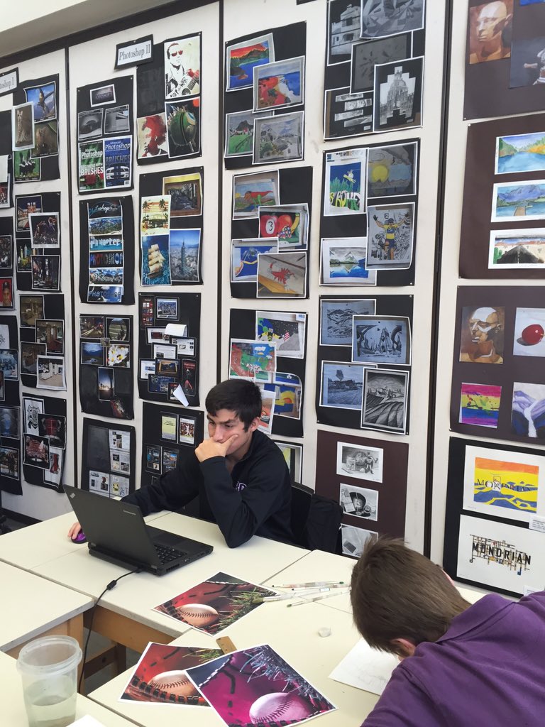 CBCHighSchool's tweet photo. CBC has some of the best art studio space in St. Louis and our guys take full advantage. #ExperienceCBC https://t.co/Zxstmw6uVD
