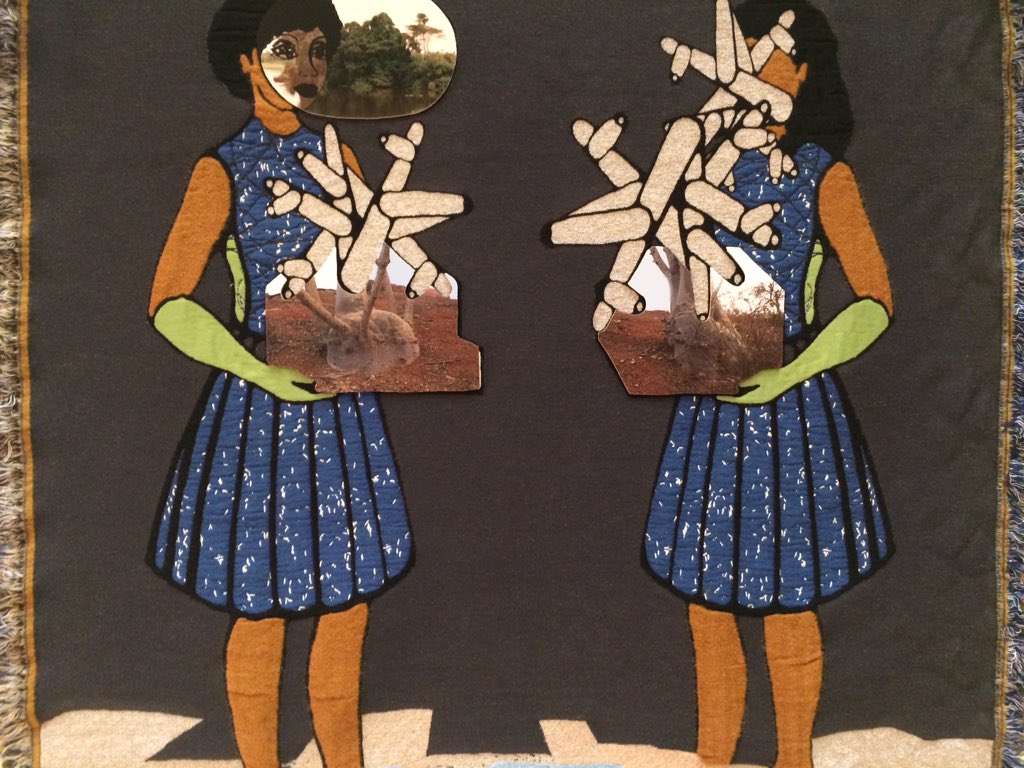ARTSdotBLACK's tweet photo. Otobong Nkanga @BroadMSU for #MaterialEffects https://t.co/ajrz7pO3fa