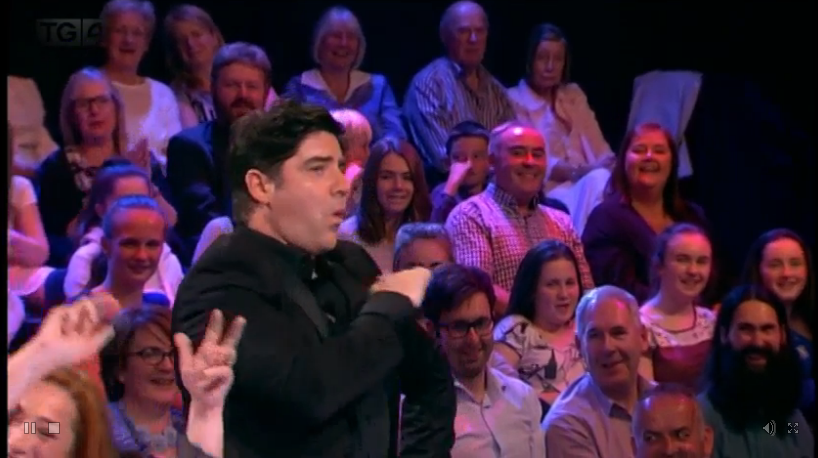 EurovisionIrela's tweet photo. #Vogue from @KennedySinger as he gets down to #DaBeats for #JESCEire tonight for #jesc2015 @TG4TV @EurovisionJr https://t.co/e3uOHjoRtb