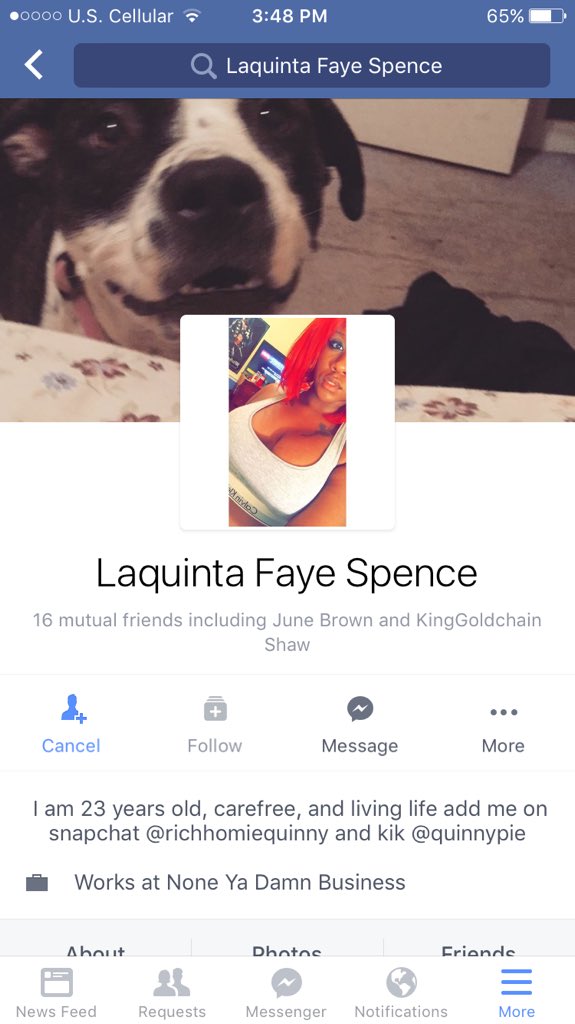 FinessedYou's tweet photo. I found @Vivalaquintaa Facebook page https://t.co/5R6JzeMynJ