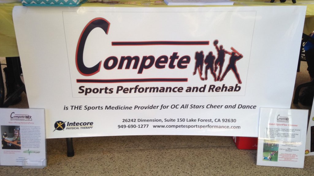OCAllStars_'s tweet photo. Come check out @chriscompete Compete Performance @OCAllStars_ #OCShowcase2015 Keeping r athletes healthy & strong https://t.co/yNr7m0GRPz