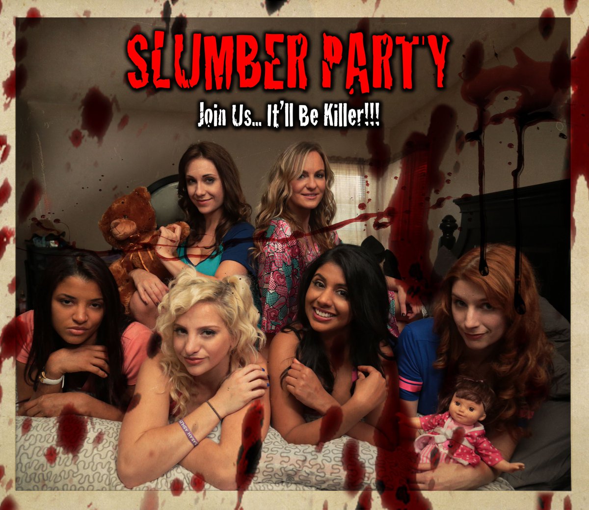 CEOFilmmaker's tweet photo. Debutting the Official Movie Poster for #CEOProductions next film #SlumberPartythemovie. Join Us, It will Be Killer https://t.co/1kECsHciSu