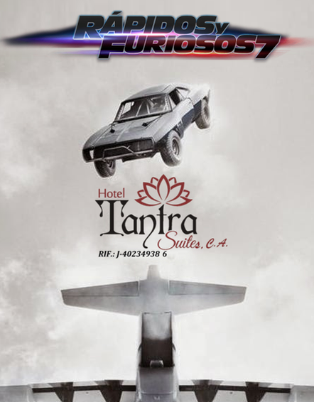 TantraSuites's tweet photo. Ven y disfruta a partir de hoy del espectacular tema, Rápidos y Furiosos en el Hotel Tantra Suites!!! https://t.co/UR7qPnSMOa