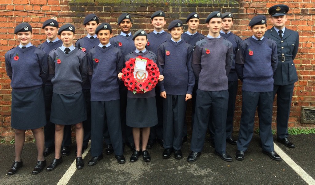 The Squadron stand proud on Remembrance Parade in Esher - "For your tomorrow, we gave our today"