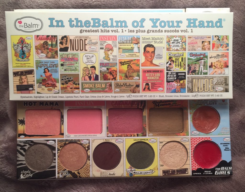 Thisbakedbeauty's tweet photo. In @thebalm of your hand palette review on https://t.co/7cWoMHma9w #beautyblogger #bestholidaypalette #makeup #xmas https://t.co/1NVTb3X8OV