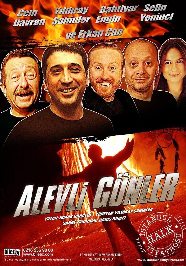 1 Aralık Salı 20:30'da,
ALEVLİ GÜNLER.
2 Aralık Çarşamba 20:30'da
BEZİRGÂN (Tartuffe)
ANKARA DT
ŞİNASİ Sahnesinde.