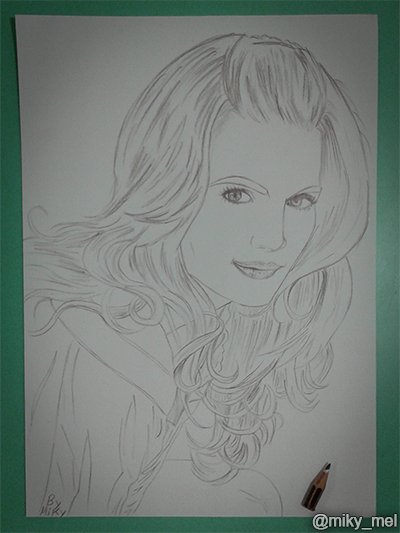 Miky_Arts's tweet image. Stana Katic sketch with colored pencil. I want color this! *-*  #drawing #sketch #Castle #StanaKatic #coloredpencil