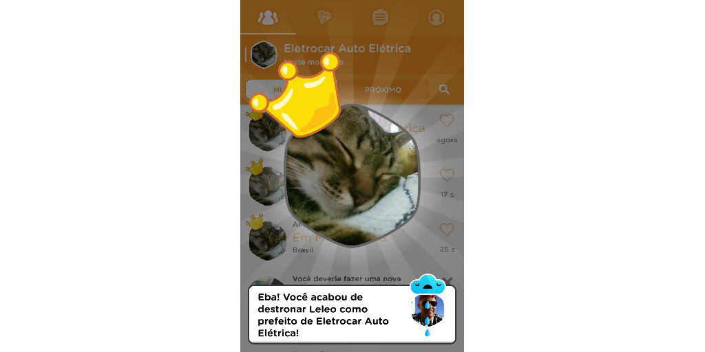 Eu acabei de destronar <a href="/leleocarnevalli/">Leleo</a> como prefeito de Eletrocar Auto Elétrica no @Swarmapp!