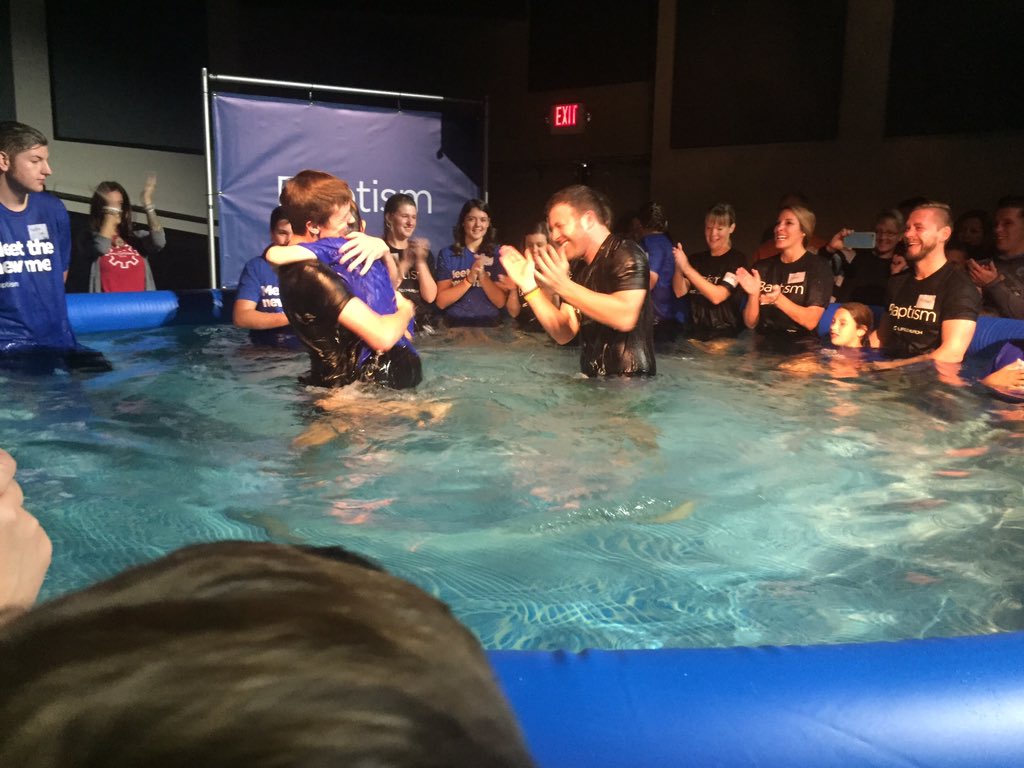 eringudgel's tweet photo. So blessed and thankful to witness @gabegudgel @codychaloner baptize Grant today @lifechurchSTW #godisgoodallthetime https://t.co/yTNqL0JvKS