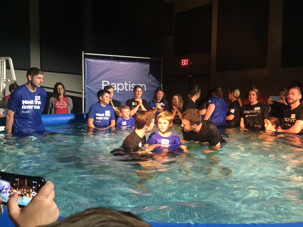 eringudgel's tweet photo. So blessed and thankful to witness @gabegudgel @codychaloner baptize Grant today @lifechurchSTW #godisgoodallthetime https://t.co/yTNqL0JvKS