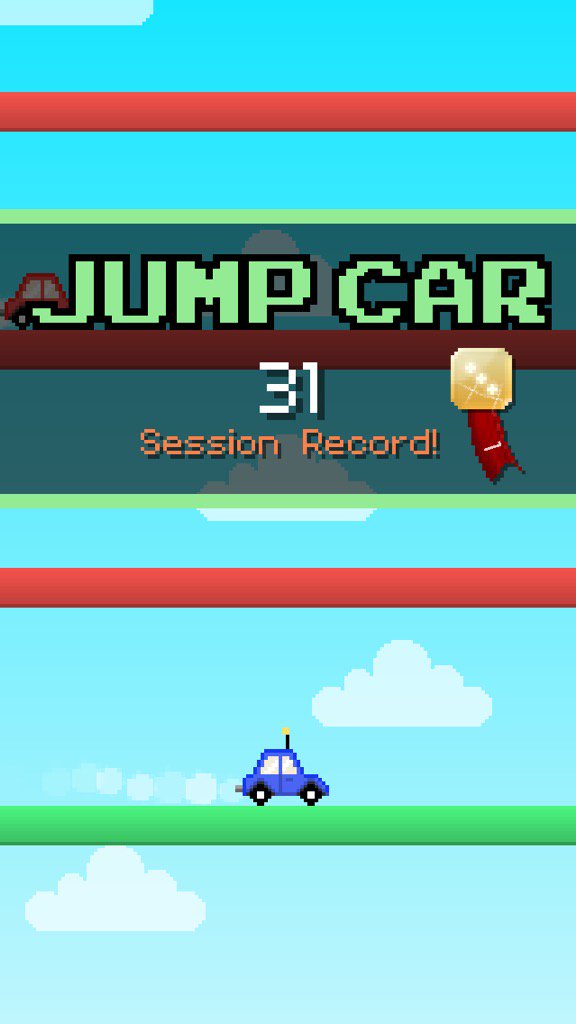 OMG! I scored 140 points in Jump Car! #jumpcar itunes.apple.com/app/jump-car/i…