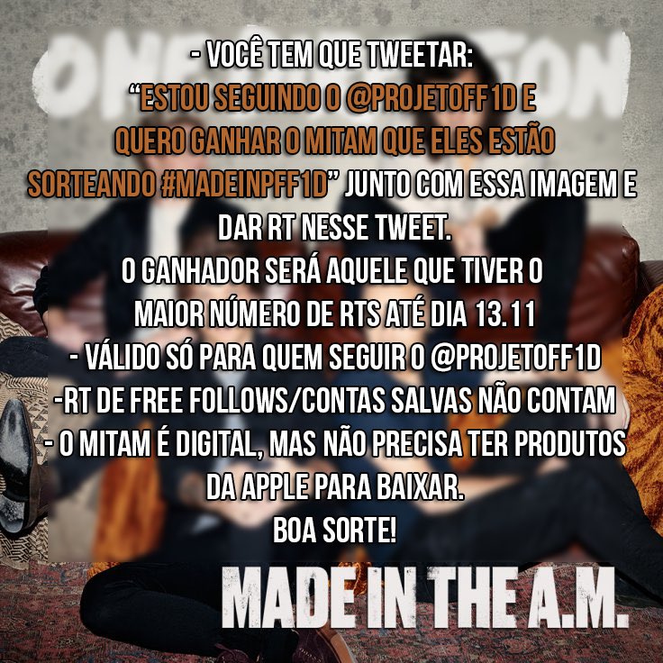 fronckruy's tweet photo. estou seguindo o @projetoff1d e quero ganhar o MITAM que eles estão sorteando #madeinpff1d  https://t.co/VCOsh4oevV