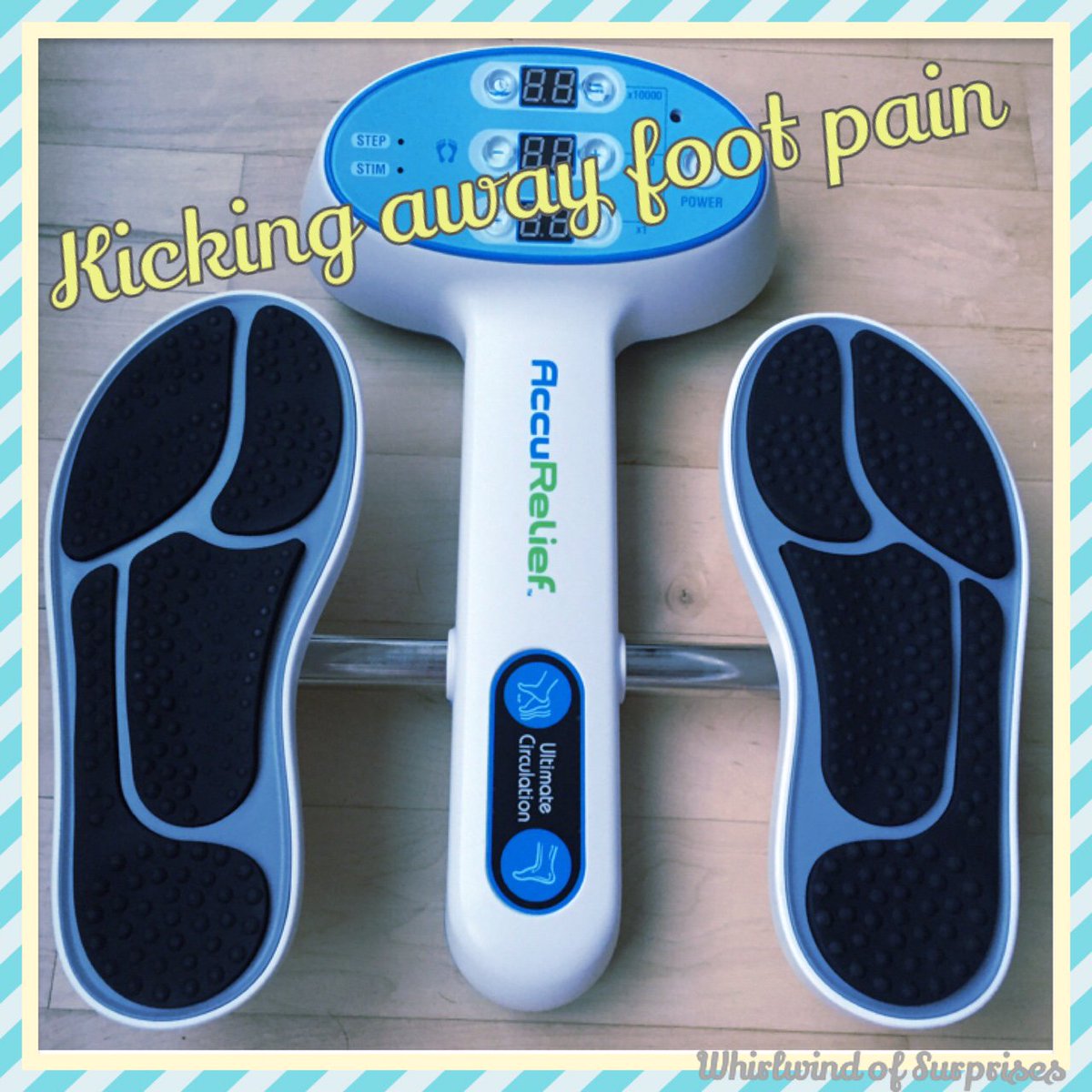 Carex AccuRelief Ultimate Foot Circulator, Natural Foot pain relief