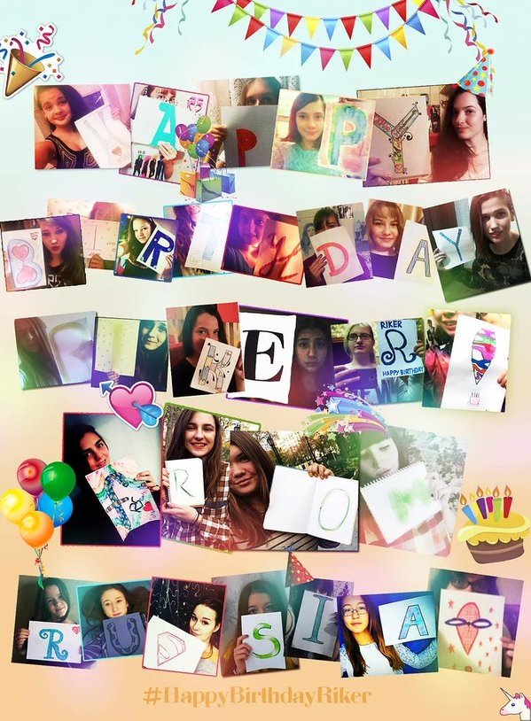  birthday Riker Lynch FROM Russian 