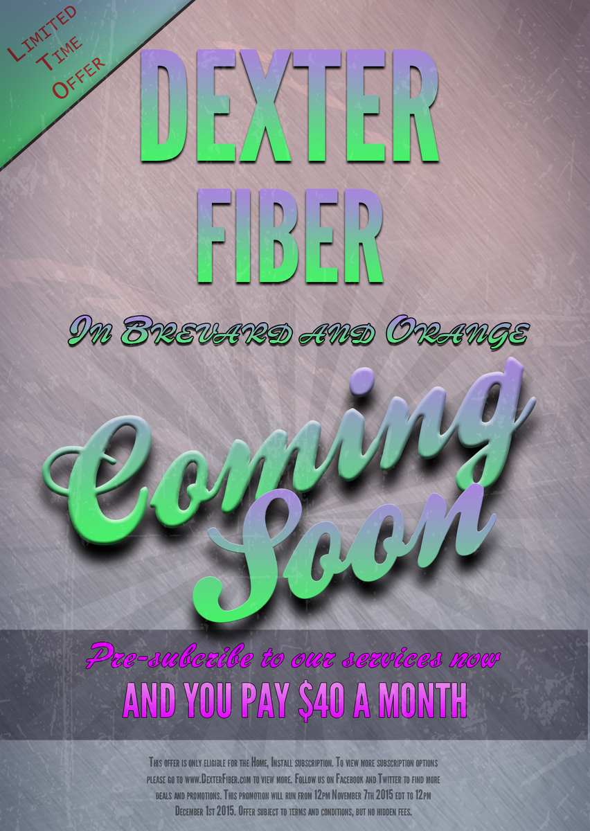 DexterFiberCom's tweet photo. Come and see what we have to offer at https://t.co/rFGKWKyRpB
#highspeedinternet https://t.co/BkR8BRgZs2