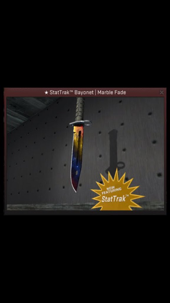exzrs's tweet photo. Statrak Bayonet | Marble Fade Giveaway! 
1) RT
2) FOLLOW
winner tomorrow night 
#CSGOgiveaway #CSGO https://t.co/RQKM1IJLGC