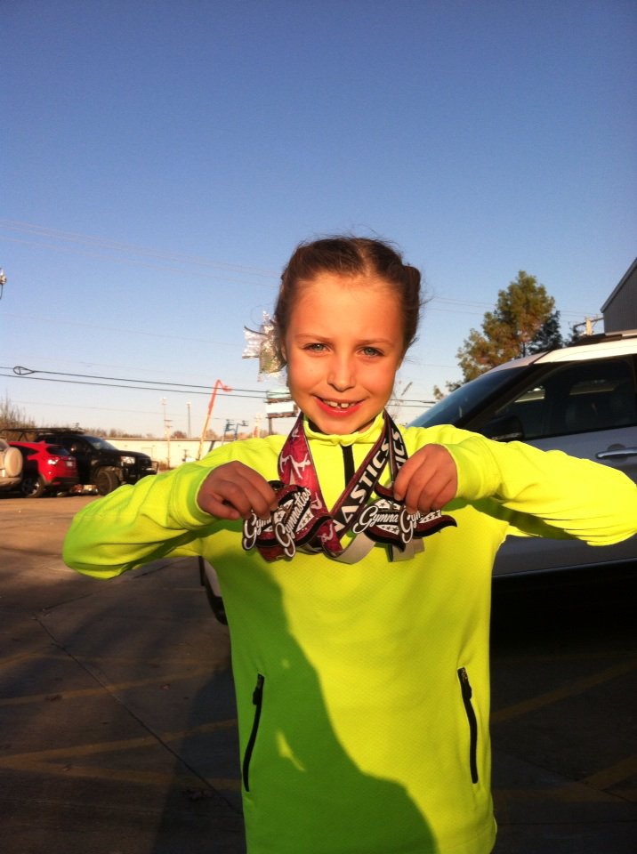 CherieThatcher's tweet photo. 7th place on vault, 6th on beam, tied for 1st on bars and 6th all around. Go my little gymnast!! https://t.co/yXqjE1viTl