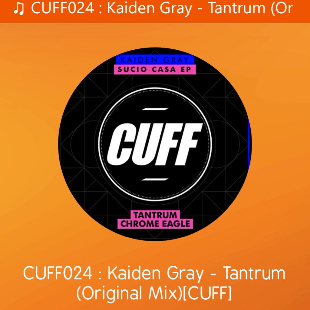 rosiedamaniac28's tweet photo. Awesome track β€ . "tantrum"-Kaiden Gray
#cuff #thisiscuff #ghouse #bass #kaidengray https://t.co/3qxGFPRUAh