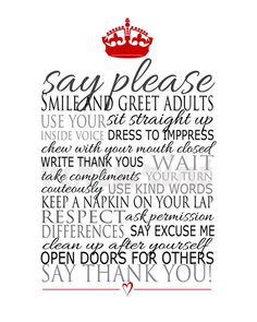 EtiquettePage's tweet photo. Simple manners can go a long way! #Etiquette https://t.co/xCwbD2sQ36
