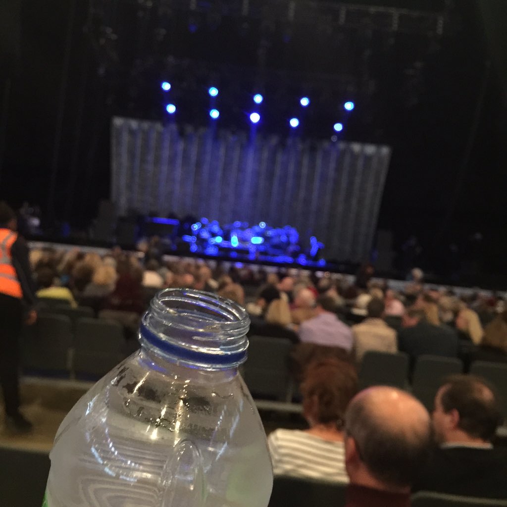 TimBacon100's tweet photo. At O2 with Van and Tom, ordered a water, hey where's my bottle top dude? "health and safety sir " WGM https://t.co/Ve6TJ3Fp2W